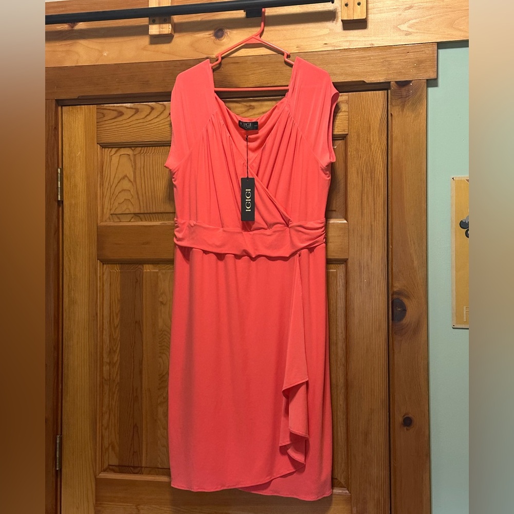 NWT! IGIGI cap sleeve dress, size 18/20.